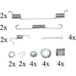 f.becker_line Zubehörsatz, Bremsbacken hinten rechts links  für NISSAN 41008-18000 10910339