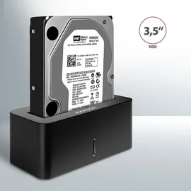 AXAGON ADSA-SN Speicherlaufwerk-Docking-Station USB 3.2 Gen 1 (3.1 Gen 1) Type-A Schwarz