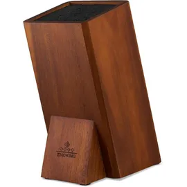 enoking Messerblock Akazienholz Kunststoffborsten Universal