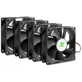 Inter-Tech IPC Fan Set 80mm, 4 Pack