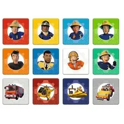 TREFL Puzzle 2in1+Memo Feuerwehrmann Sam 93334 34+48Teile 2x12 Memokarten