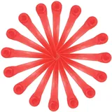 100 Stück Ersatzklingen Aus Kunststoff, Rasenkantenschneiderklinge, Rote Kunststoffklingen Für Garten Und Rasenkantenschneider - Lntyq