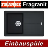 Franke Basis BFG 611-78 onyx + Excenterbetätigung