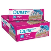 Quest Nutrition Bars Birthday Cake, 12 x 60 gramm