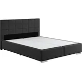 Cotta Boxspringbett Simba, wahlweise mit oder ohne Matratze und Topper schwarz