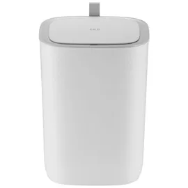 Proregal Moderner quadratischer Abfalleimer 12 l Weiß