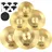Vevor Beckenset, Becken aus Legierung, Schlagzeug Set inklusive 355 mm HiHat, 400&455 mm Crash, 505 mm Ride, 254 mm Splash, 400mm China, Drumsticks und Beckentasche