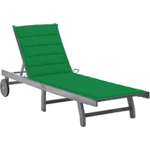 vidaXL Sonnenliege 200 x 65 x 85 cm Grau