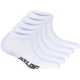 JACK & JONES JACK - JACDONGO SOCKS, Baumwollmischung, einfarbig, Weiß 33-37