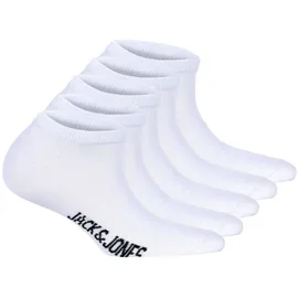 JACK & JONES JACK - JACDONGO SOCKS, Baumwollmischung, einfarbig, Weiß 33-37