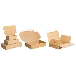 VEPATIM 20 Versandkarton DHL-Kleinpaket 350x250x80mm (Außenmaß) Selbstklebeverschluss & Aufreißfaden