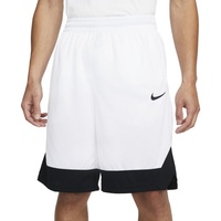 Nike Dri-FIT Icon - kurze Basketballhose - Herren - White/Black - S