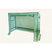 Grindi - Tomaten Gewächshaus Foliengewächshaus mit PVC Folie und Fernster - 200x78x130 Grün - Gewächshaus Klein Garten Balkon Winterfest Tomatenhaus für Optimales Pflanzenwachstum Aster II