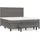 vidaXL Boxspringbett 180 x 200 cm Grau