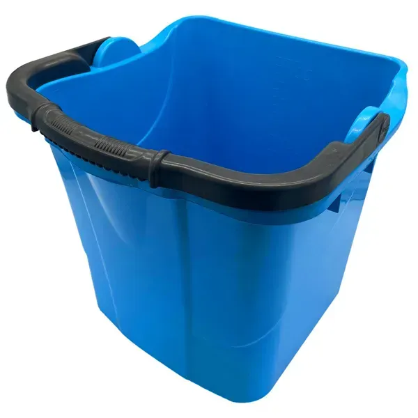 Putzeimer ReinigungsBerater für Reinigungswagen 25 L blau Ersatzeimer für Reinigungs-/Servicewagen chrom King