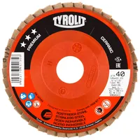 TYROLIT Fächerscheibe CERAMIC für Edelstahl