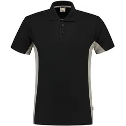 Pocket Polo-Shirt Bicolor "202002" Workwear - XS - black/grey
