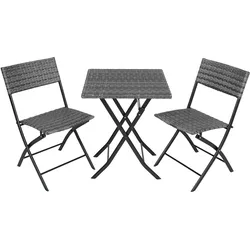 TECTAKE Rattan Balkonset Trevi