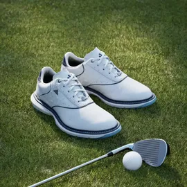 adidas MC70 SPIKELESS GOLFSCHUH - cloud white/collegiate navy/lucid ray blue 39 1/3