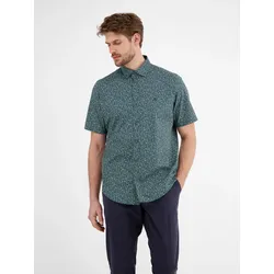 Halbarmhemd, sommerlich gemustert - Classic Navy - XXL
