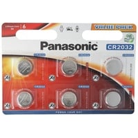 Panasonic CR2032 Panasonic Lithium Batterie im 6er Sparset, IEC