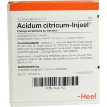 Heel Acidum Citricum Injeel Ampullen