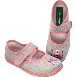 Fischer Schuhe Hausschuh Grau 31