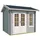 Lasita Maja Gartenhaus 2 x 1,24 m Grau
