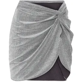 lscn by lascana Strandrock Damen Grau/Anthrazit-Silberfarben 42