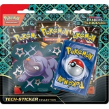 Pokémon Karmesin & Purpur Paldeas Schicksale Tech-Sticker-Kollektion Mobtiff (1 holografische Promokarte & 3 Boosterpacks)