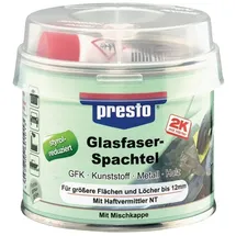 PRESTO 2K-Glasfaserspachtel grau-grün,Härter rot 1000g Dose