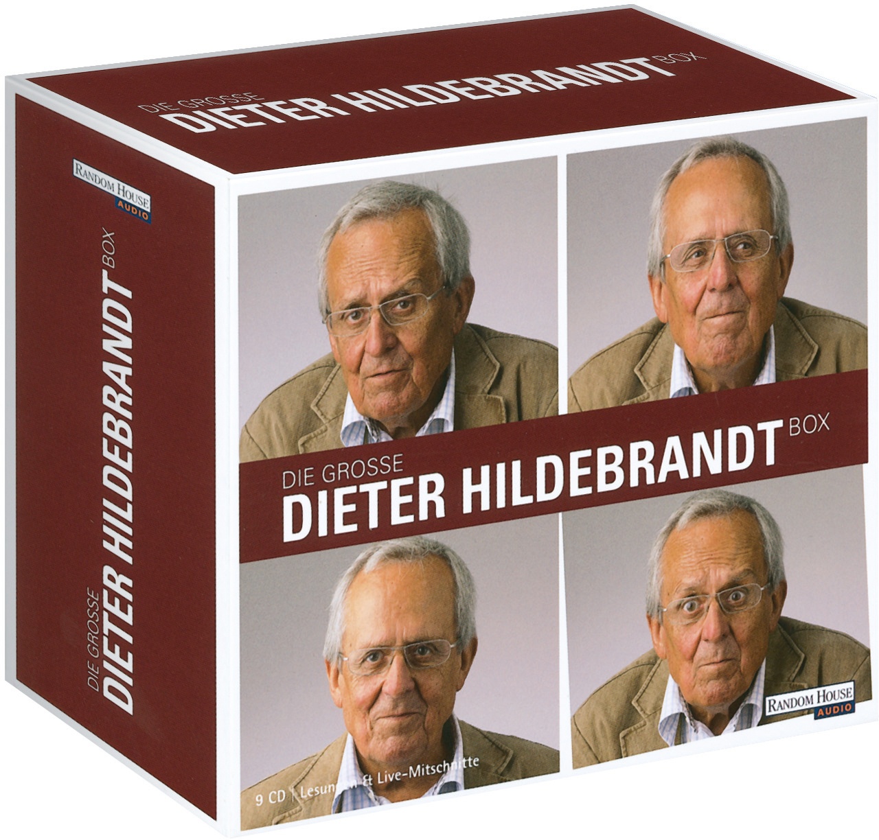 Die Große Dieter Hildebrandt-Box  9 Audio-Cds - Dieter Hildebrandt (Hörbuch)