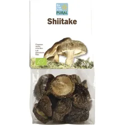 Pural Shiitake Pilze luftgetrocknete Hüte bio