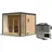 Naturbelassen/Anthrazit inkl. 9 kW Ofen Bio + ext. Steuerung