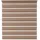 K-HOME Doppelrollo Andorra 60 x 150 cm Mokka/braun