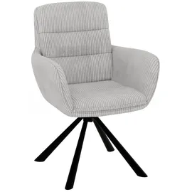 s-style möbel Polsterstuhl Frank Cord grau