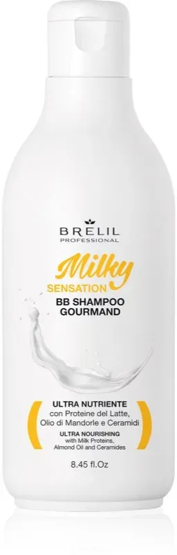 Brelil Professional Milky Sensation BB Shampoo regenerierendes Shampoo für geschwächtes und beschädigtes Haar 250 ml