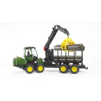 Bruder 02133 - John Deere 1210E Rückezug inkl. Holzgreifer 1:16