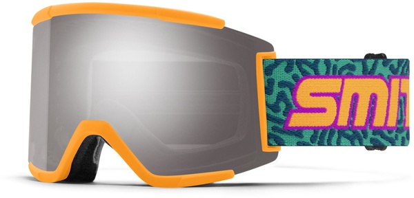 SMITH SQUAD XL Schneebrille 2024 neon wiggles arch/chromapop sun platinum mirror