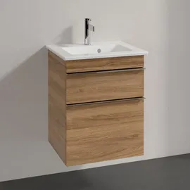 Villeroy & Boch Venticello Waschtischunterschrank A92201RH 46,6x59x42,5cm, Griff Chrom, Kansas Oak