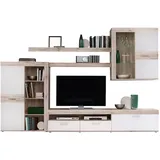 Sconto Wohnwand Marsala ¦ holzfarben ¦ Maße cm B: 300 H: 201 T: 41.0