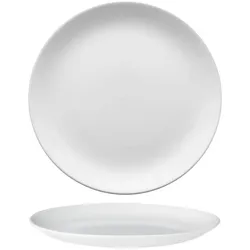 Churchill Super Vitrified Vellum Evolve Flach Coup Teller, 26 cm, 12 Stück, Weiß