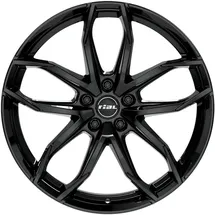 Rial Lucca 8,0 x 20 5 x 112 ET45 MB70,1 Schwarz/Weiß