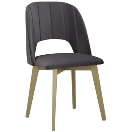 Mirjan24 Esszimmerstuhl Monti IV Textil grau