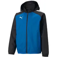 Puma teamLIGA All Weather Jacket Jr electric blue lemonade 128