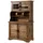 Massivmoebel24 Buffet Mango 110 x 55 x 190 cm Dunkelbraun Geölt