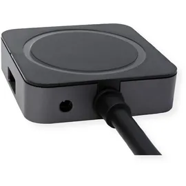 Value USB 3.2 Gen 1 Hub (2X USB-A + 2x USB-C), mit Verlängerungskabel, 5 m