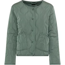 LAURA SCOTT Steppjacke LAURA SCOTT, Damen, Gr. 34, grün (dunkel grau grün), Web, Obermaterial: 100% Polyester. Futter: 100% Polyester.