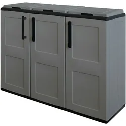 Artplast Eco Schrank mittlerer Höhe – Praktisch für kleine Räume – L1020 x P370 x H840 mm