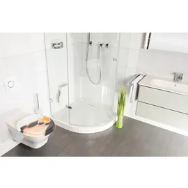 Sanilo WC Sitz mit Absenkautomatik Beautiful, Hochwertiger und Stabiler Toilettendeckel aus Holz